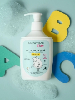 Gerovital Kids Gel spalare corp-par Sensitive N1