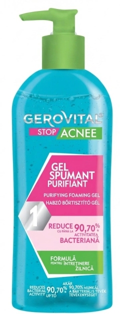 Gerovital Stop Acnee gel spumant purifiant N1