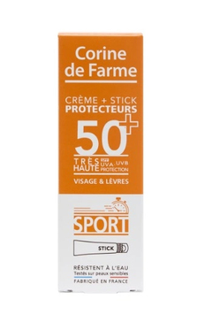 Corine de Farme Sun Crema + stick solar SPF 50+ SPORT N1