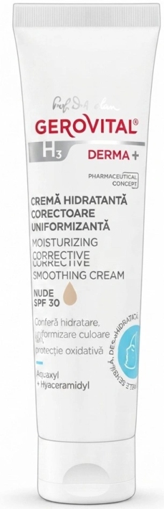 Gerovital H3 Derma+ crema hidratanta uniformizanta SPF30 N1