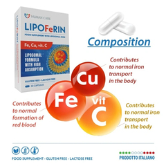 LipoFerin (Fe, Cu, vit.C) N30