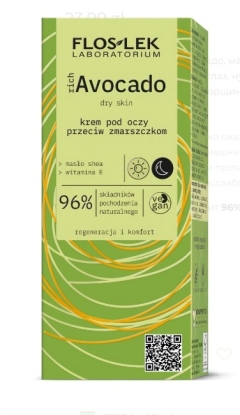 Floslek RichAvocado Cremă antirid contur-ochi N1