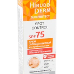 Biokon Hirudo Derm Protectie Solara SPF 75 Spot Control Cremă superprotectie pentru zone cu probl/ N1