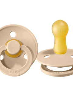 BIBS Suzeta Colour Latex, Tetina Rotunda, 6 luni+ Vanilla N1