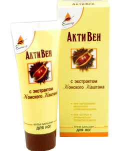 Cremă-balsam pentru picioare Elixir „ActivVen” 75 ml (cu extract de castan)