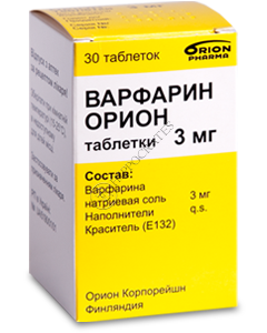 Warfarin Orion N30