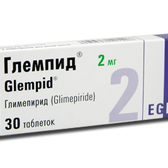 Glempid 2mg tab. N10x3 (glimepiridum)