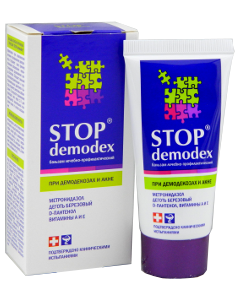 STOP DEMODEX balsam pentru fata si corp N1