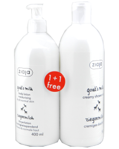 Ziaja Goat`s milk Lotiune pentru corp cu lapte de capra+Sapun cremos N1