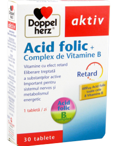 Doppelherz Ac.folic + Complex de Vitamine B Retard N30