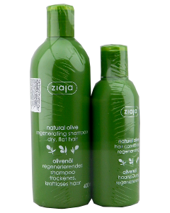 Ziaja Natural Olive. Sampon + Balsam pentru par N1