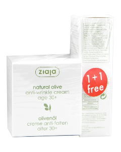 Ziaja Natural Olive Crema antirid cu extract natural de masline (30+) + Crema p/u ochi N1