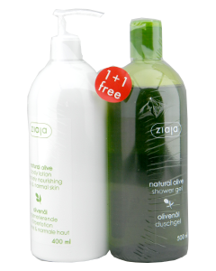 Ziaja Natural Olive. Lotiune p/u corp +sapun cremos N1