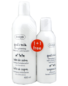 Ziaja Goat`s milk Sampon cu lapte de capra + balsam par N1