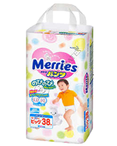 MERRIES Size BIG №38 12-22 kg (SJ) chilotei-scutec