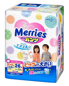MERRIES Size XXL №26 15-28 kg (SJ) chilotei-scutec
