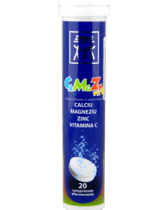 Zdrovit Calciu+Mg+Zn+Vitamina C N20