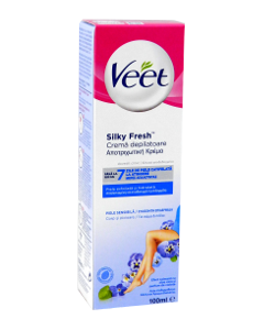 Cremă depilatoare Veet 100 ml pentru piele sensibilă