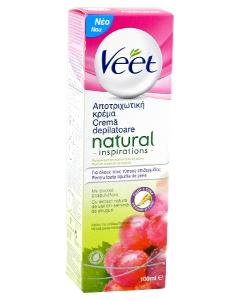 VEET Crema depilatoare Natural Inspiration ulei seminte struguri N1