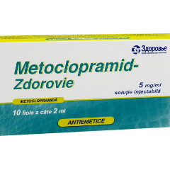 Metoclopramid-Zdorovie 5mg/ml 2ml sol.inj. N10