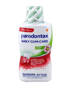 Apă de gură Parodontax Daily Gum Care Herbal Twist, 500 ml