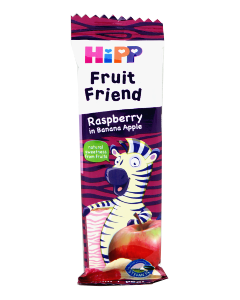 HiPP Gustare cu fructe-Zmeura, banana si mar (de la 1 an) 23 g /31362/