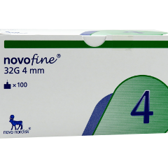 Ac p/u stilou de insulina NovoFine 32Gx4mm N100