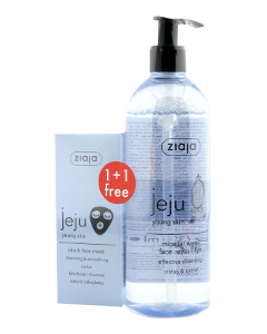 Ziaja Jeju Apa Micelara + Black masca fata N1