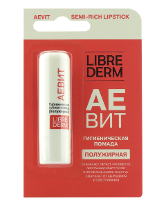 LibreDerm Balsam pentru buze AEVIT Semigras, 4 g