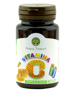 Acid ascorbic cu glucoza (Vitamina C) + propolis, polen N60