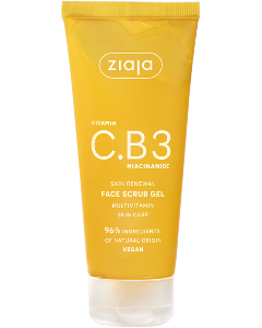 Ziaja Vitamin C.B3 Niacinamide gel scrub pentru fata N1