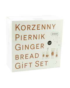 Ziaja Set Gingerbread Spuma fata + Body mist + gel dus + crema maini N1