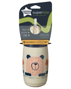 Cana Strow izoterma cu protecție Bacshield (12+) 266 ml Gri/Roz TT0398 N1