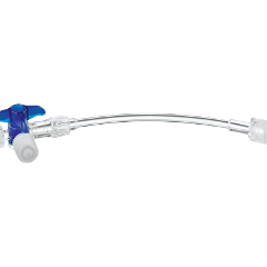 Discofix C-3 Blue Robinet tridirectional cu prelungitor transparent 10 cm (16500C) N1