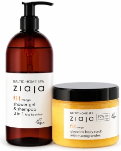Ziaja Baltic Home Spa Fit gel de dus + microscrab