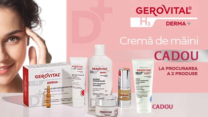 Только в ДЕКАБРЕ подарки от гаммы Gerovital H3 Derma+  во всех аптеках Hippocrates