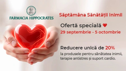 Săptămâna Sănătății Inimii la Hippocrates ❤️ -20% la produsele cardio
