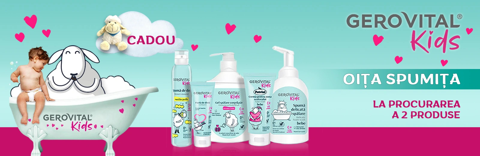 Toată Luna Decembrie în farmaciile Hippocrates cadouri de la Gerovital Kids