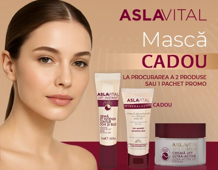 Promoția Lunii Decembrie în farmaciile Hippocrates la gama de produse Aslavital