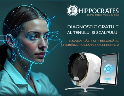 Serviciu de diagnostic 3D al pielii și scalpului, acum în farmaciile Hippocrates din Chișinău și Bălți